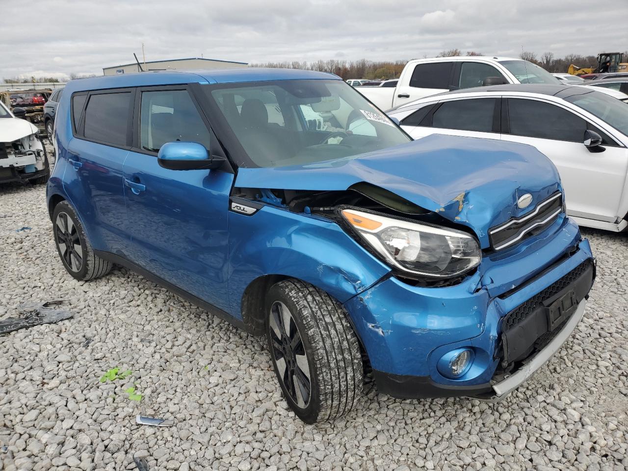 2019 KIA Soul VIN KNDJP3A58K7648899 Copart auction photo, front end damage thumbnail 4