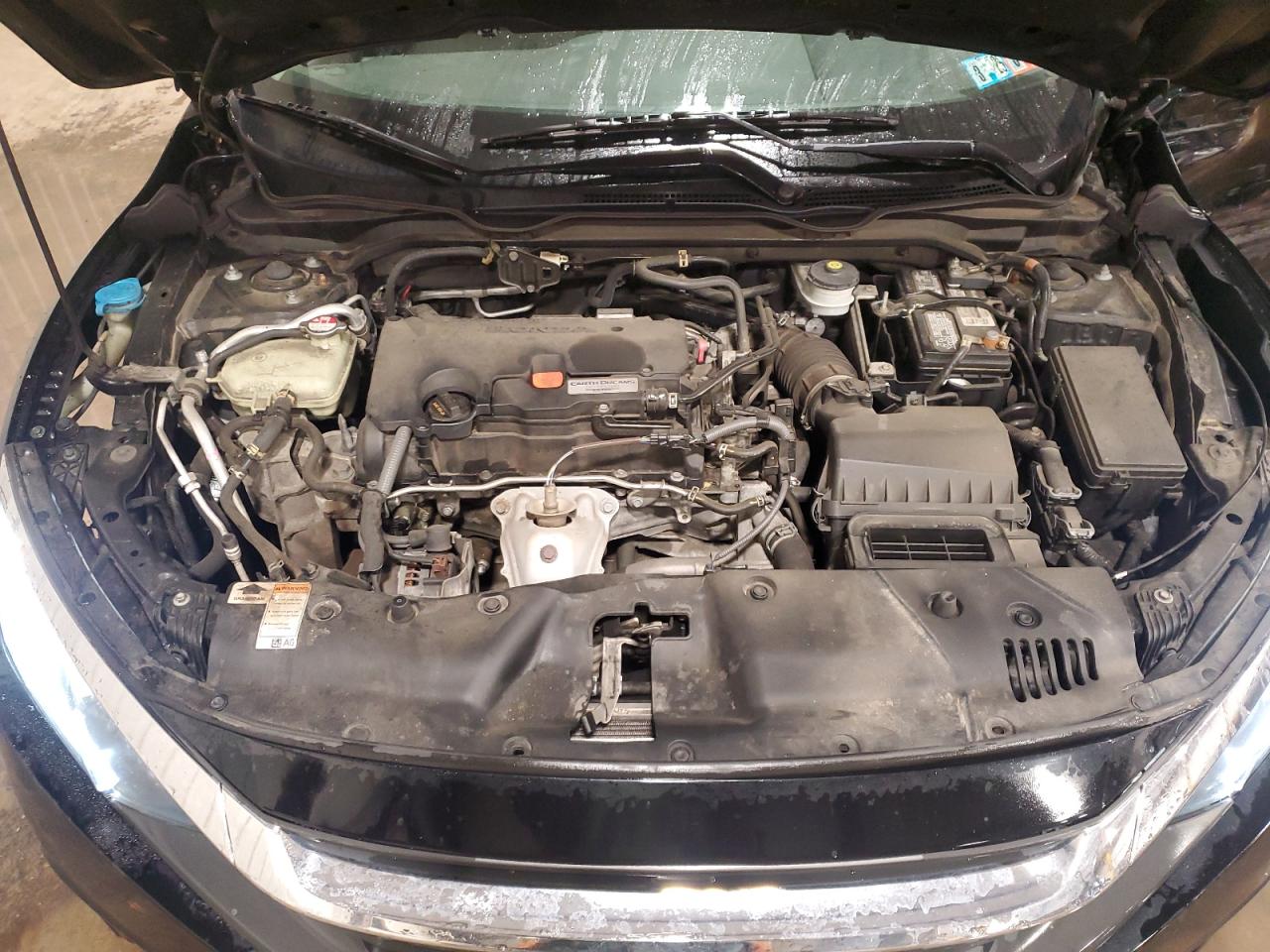2017 Honda Civic VIN 19XFC2F88HE222721 Copart auction photo, side damage thumbnail 11
