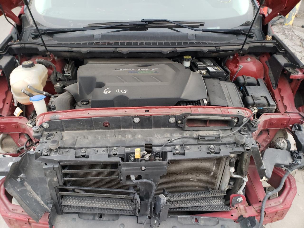 2015 Ford Edge VIN 2FMTK4AP8FBB26054 Copart auction photo, front end damage thumbnail 12