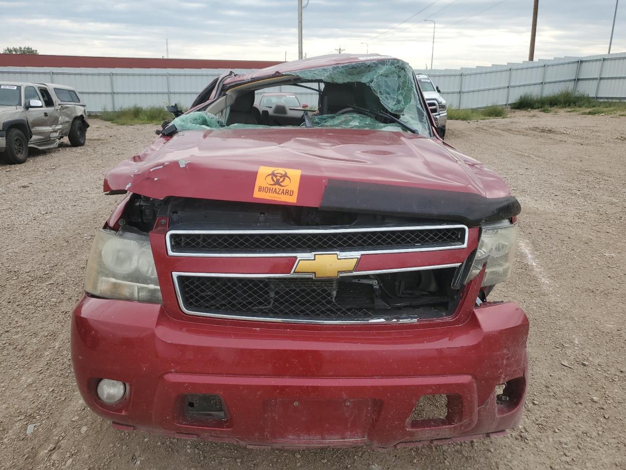 2012 Chevrolet Suburban VIN 1GNSKJE79CR222025 Copart auction photo, rollover damage thumbnail 5