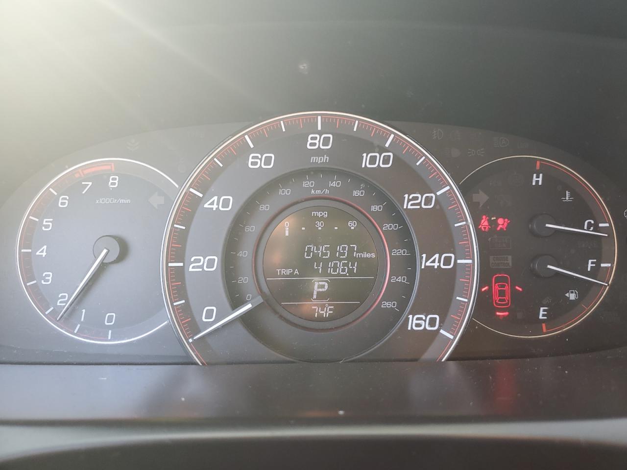2015 Honda Accord VIN 1HGCT1B83FA010071 Copart auction photo, rear end damage thumbnail 9
