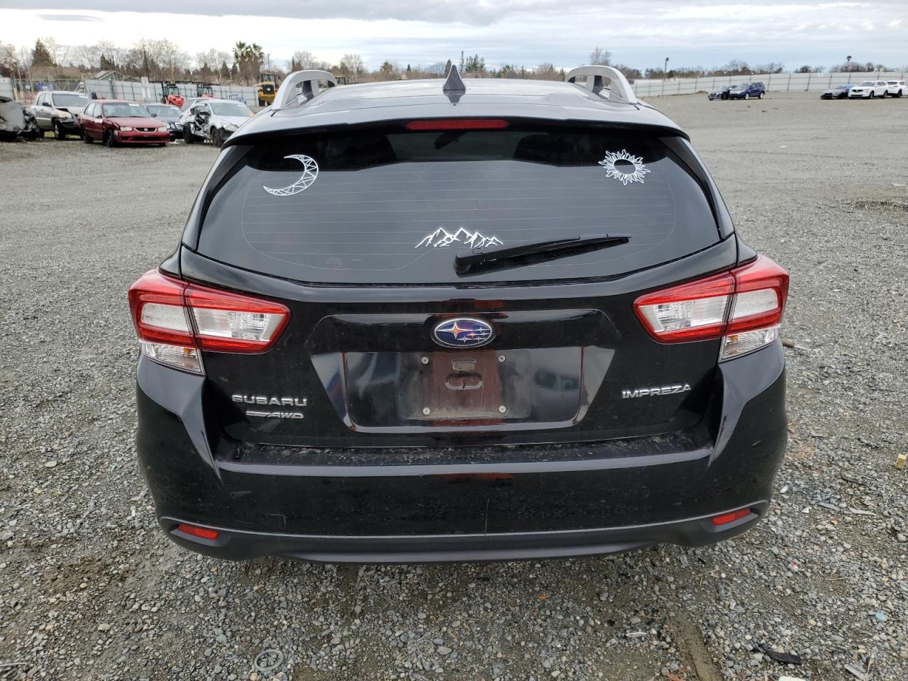 2019 Subaru Impreza VIN 4S3GTAD68K3740892 Copart auction photo, front end / side damage thumbnail 6