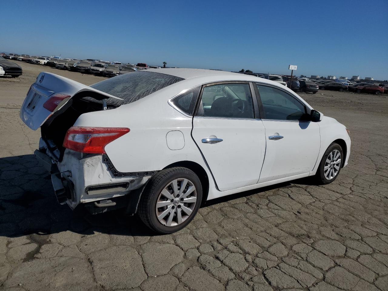 2016 Nissan Sentra VIN 3N1AB7AP3GY279353 Copart auction photo, rear end damage thumbnail 3