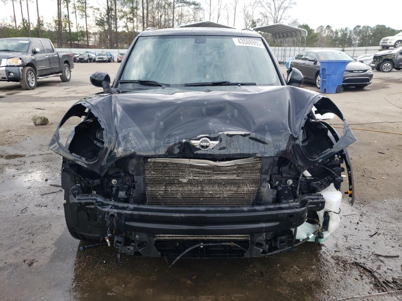 2012 MINI Cooper VIN WMWZC5C53CWM11801 Copart auction photo, front end damage thumbnail 5