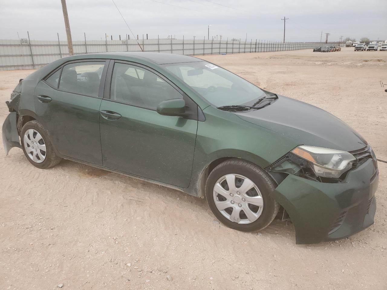 2015 Toyota Corolla VIN 2T1BURHE4FC254956 Copart auction photo, rear end / front end damage thumbnail 4