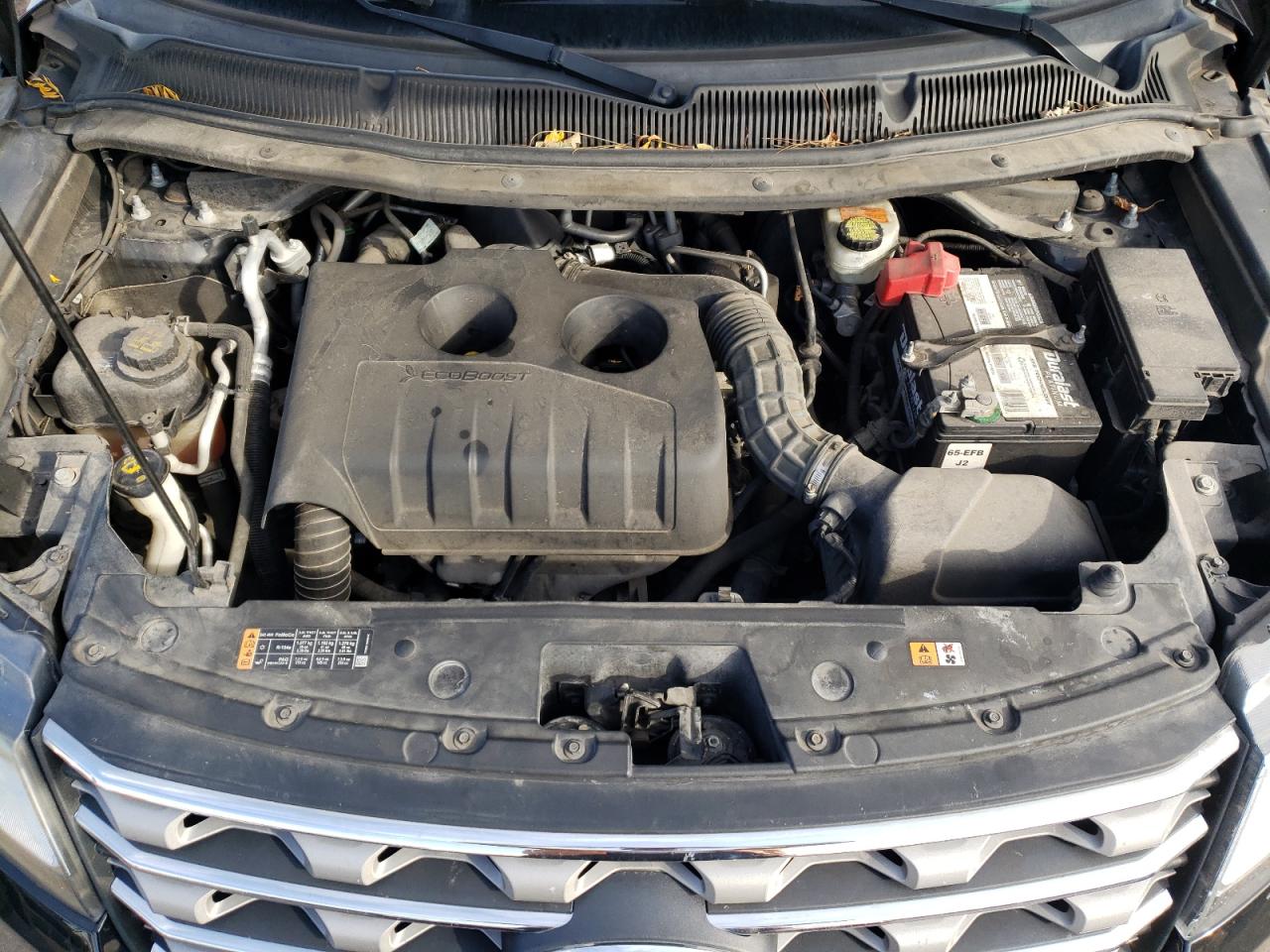 2016 Ford Explorer VIN 1FM5K8DHXGGC65357 Copart auction photo, front end damage thumbnail 12