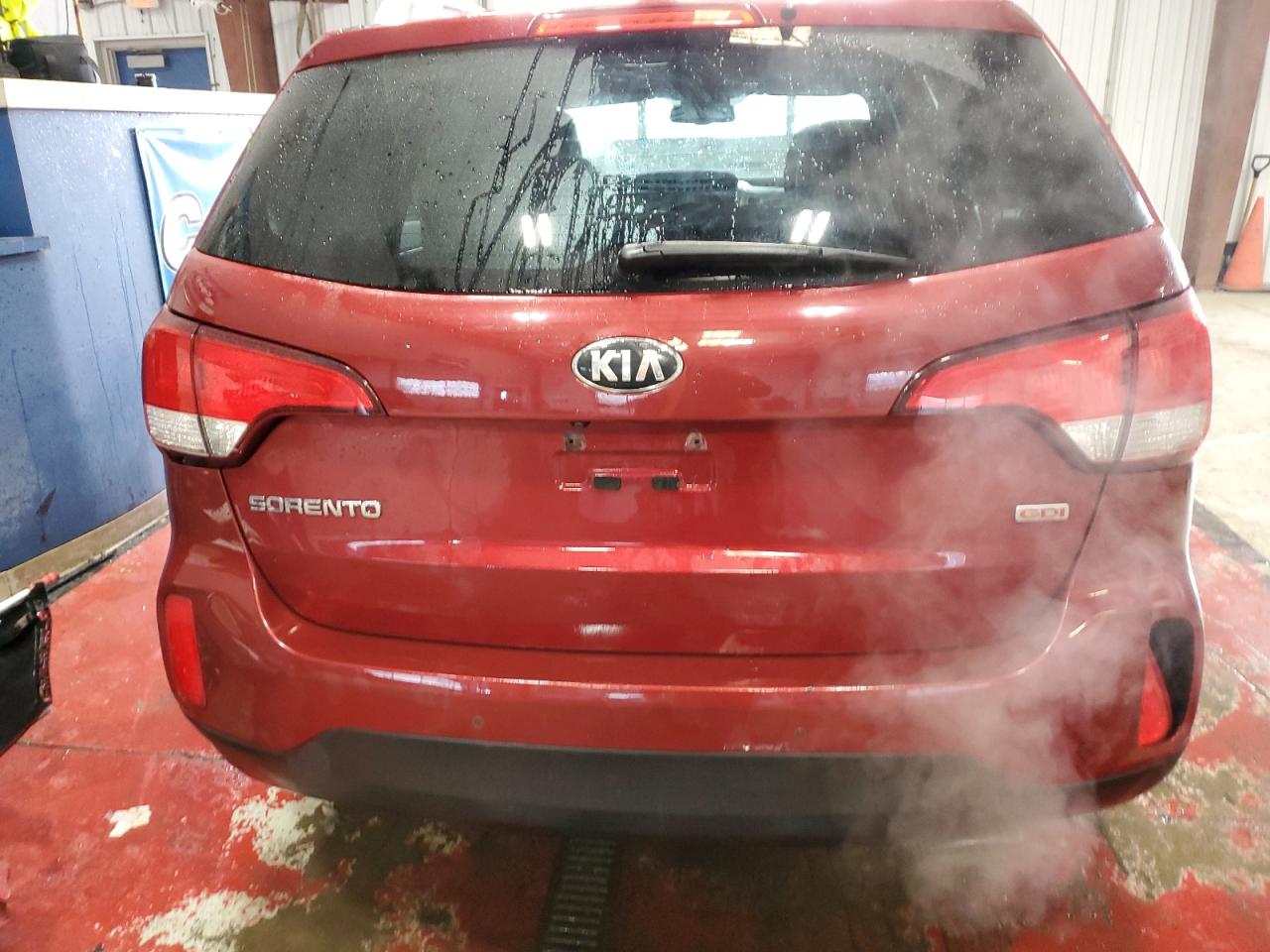2015 KIA Sorento VIN 5XYKT4A65FG644249 Copart auction photo, front end / side damage thumbnail 6