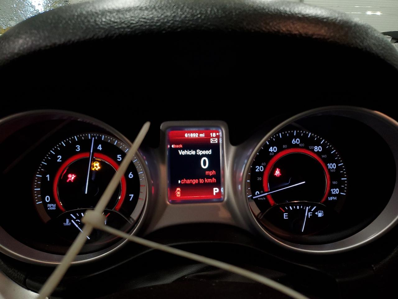 2019 Dodge Journey VIN 3C4PDCBB7KT810783 Copart auction photo, front end damage thumbnail 9