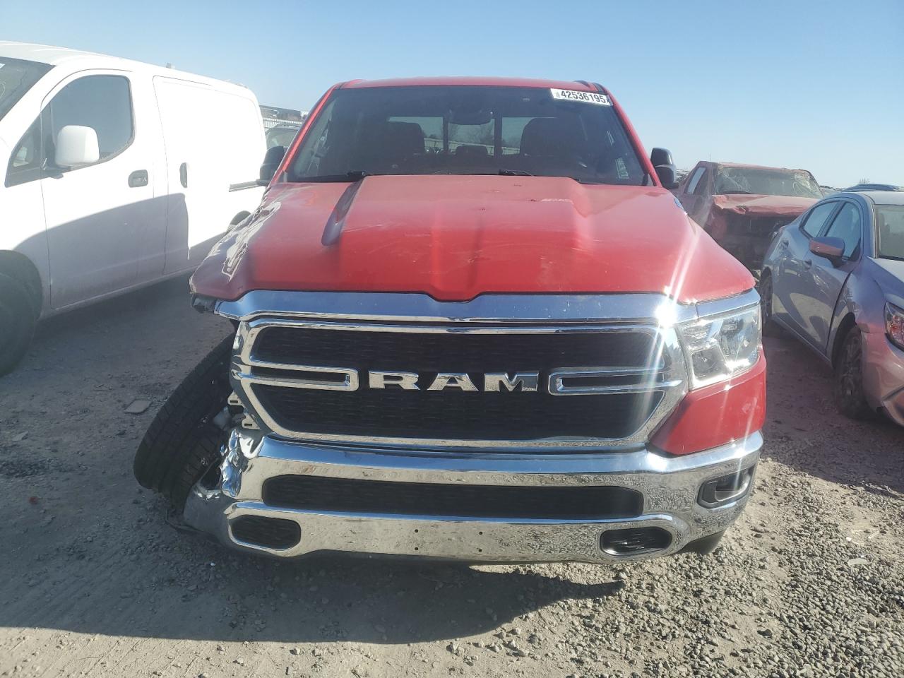 2022 RAM 1500 VIN 1C6RRFFG8NN213722 Copart auction photo, front end / side damage thumbnail 5