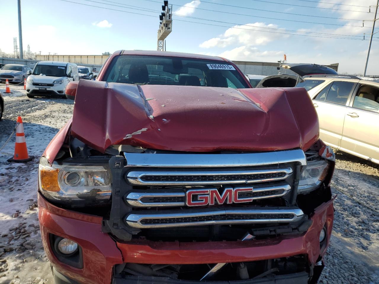 2015 GMC Canyon VIN 1GTH6BE3XF1180185 Copart auction photo, front end damage thumbnail 5