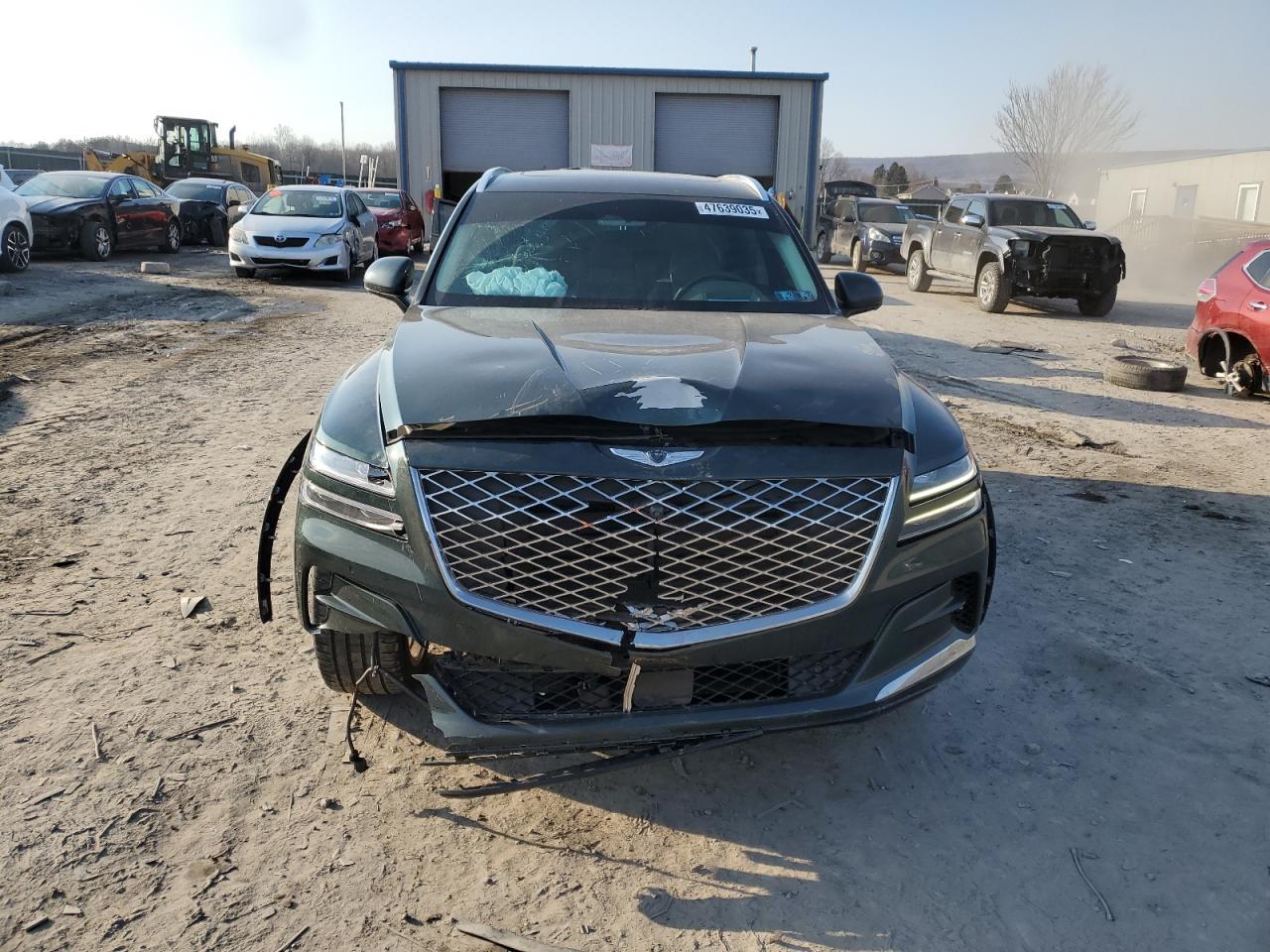 2022 Genesis Gv80 VIN KMUHBDSB1NU096639 Copart auction photo, front end damage thumbnail 5