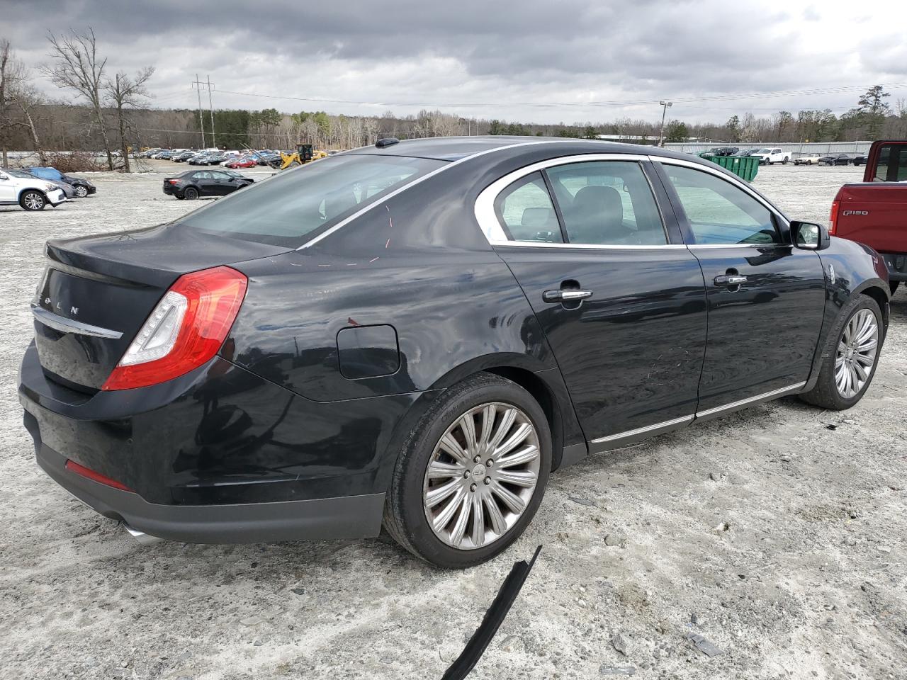 2015 Lincoln MKS VIN 1LNHL9DK4FG603765 Copart auction photo, front end damage thumbnail 3