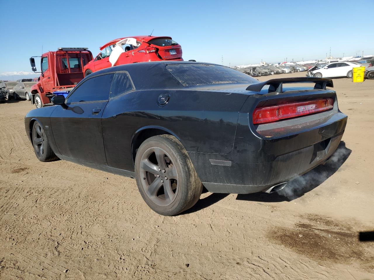 2014 Dodge Challenger VIN 2C3CDYBT5EH307730 Copart auction photo, front end / undercarriage damage thumbnail 2