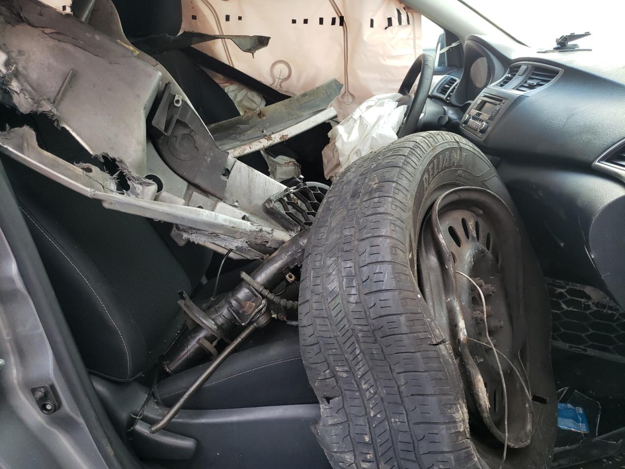 2017 Nissan Sentra VIN 3N1AB7AP1HY342287 Copart auction photo, all over / frame damage damage thumbnail 7