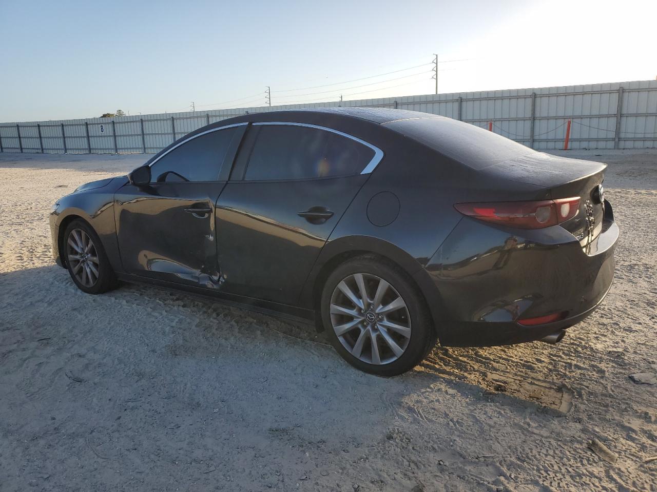 2021 Mazda 3 VIN JM1BPABL8M1327294 Copart auction photo, side damage thumbnail 2
