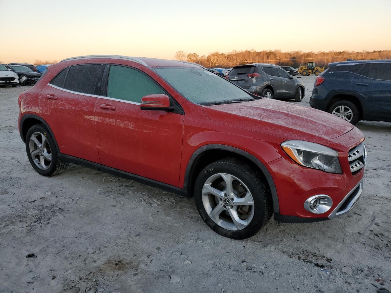 2018 Mercedes-Benz GLA-klasse VIN WDCTG4GB6JJ465444 Copart auction photo, front end / side damage thumbnail 4
