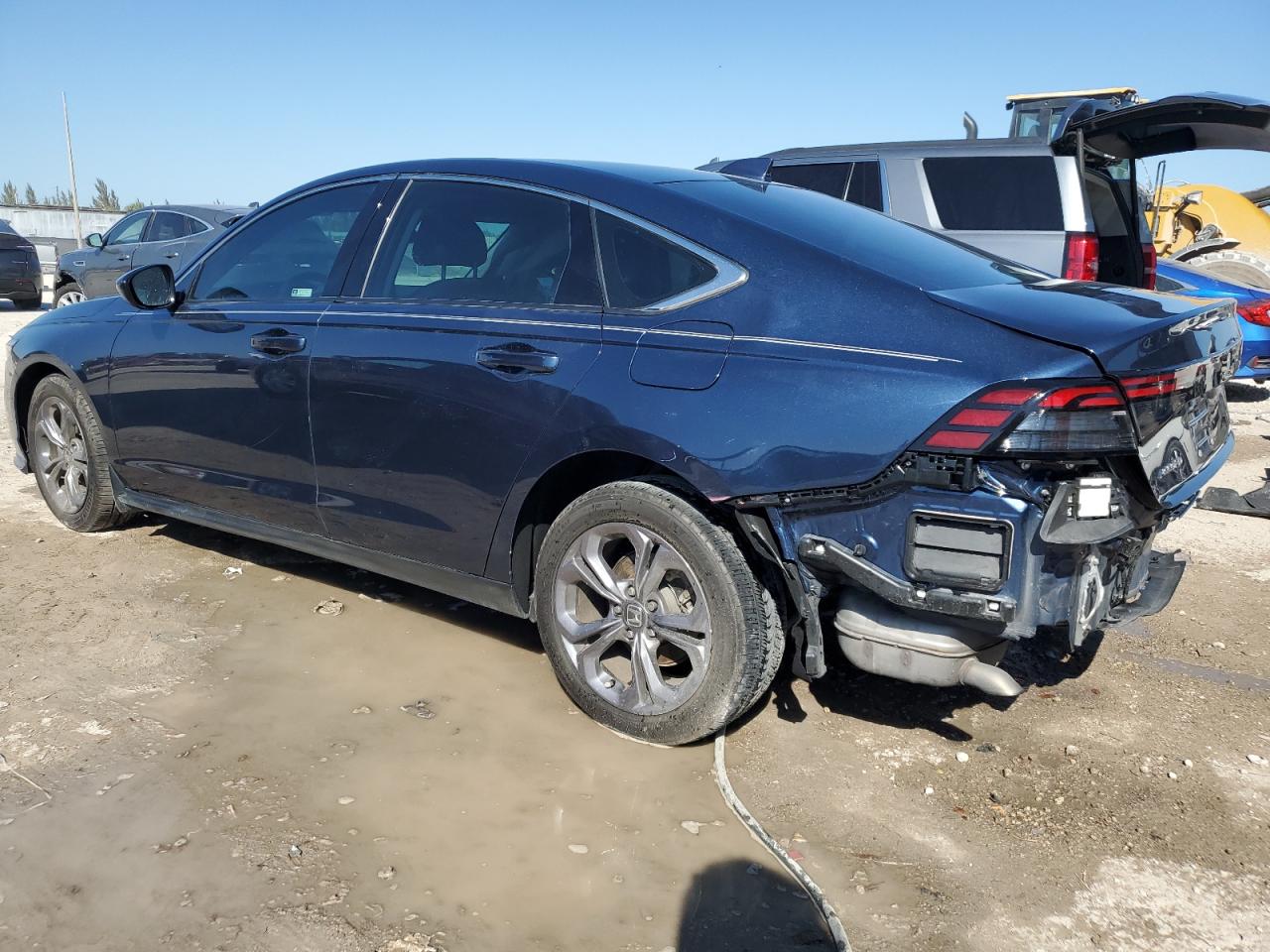 2023 Honda Accord VIN 1HGCY1F33PA036669 Copart auction photo, rear end / minor dent/scratches damage thumbnail 2