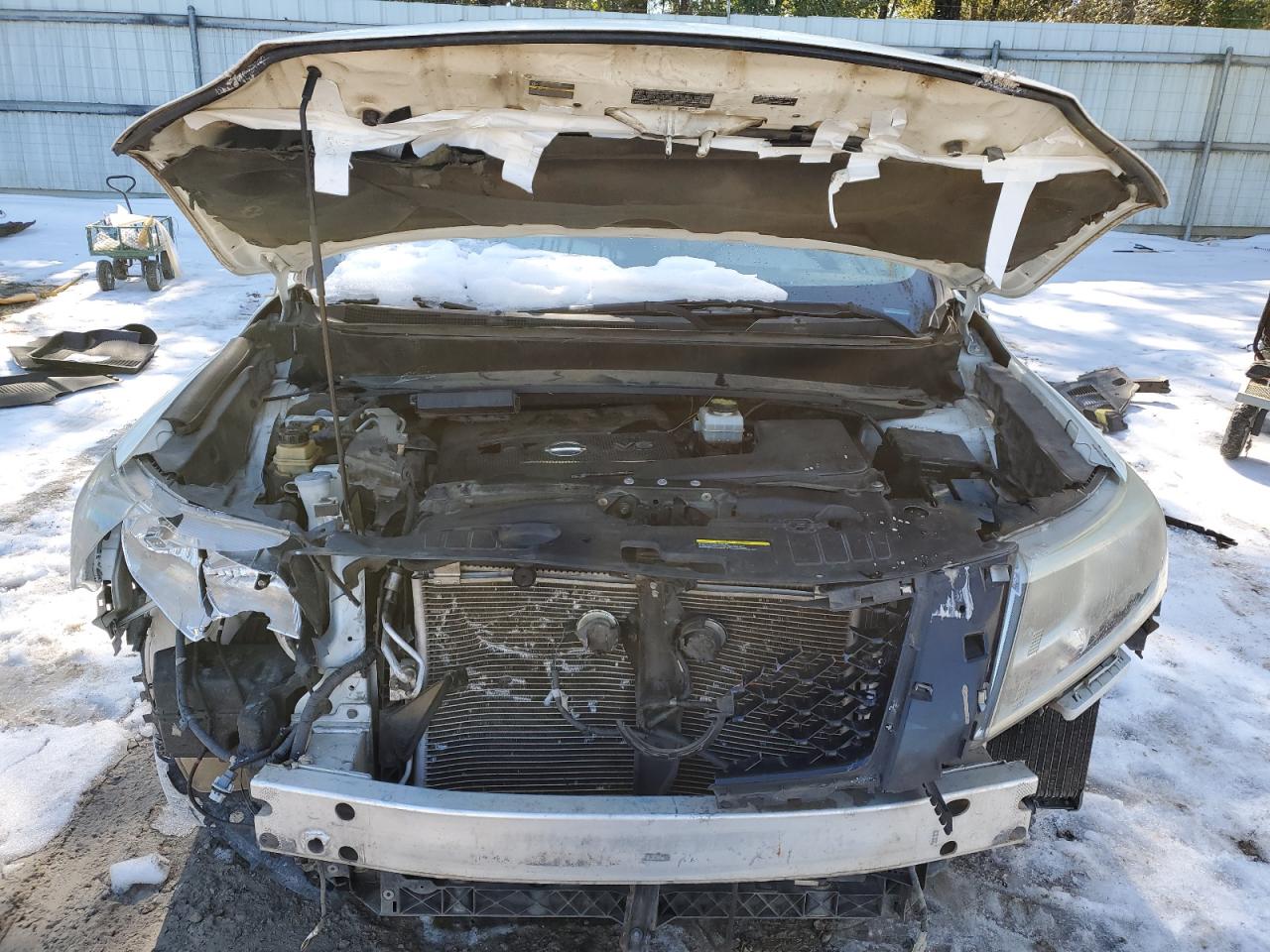 2015 Nissan Pathfinder VIN 5N1AR2MN2FC707308 Copart auction photo, front end damage thumbnail 12
