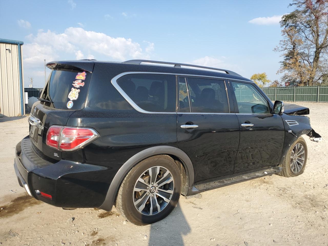 2020 Nissan Armada VIN JN8AY2NC0L9618810 Copart auction photo, front end damage thumbnail 3