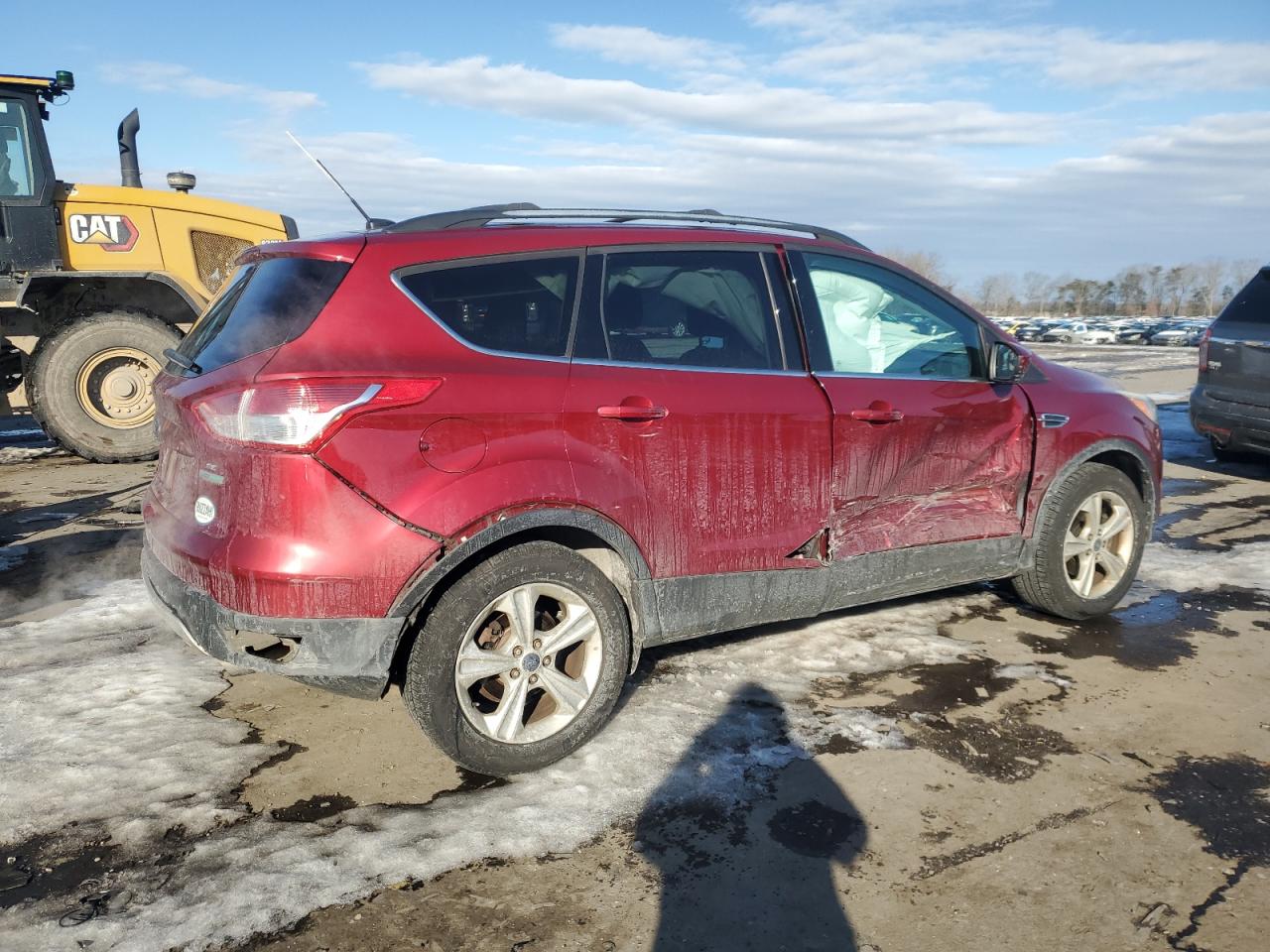 2013 Ford Escape VIN 1FMCU0GX8DUD65220 Copart auction photo, side / rear end damage thumbnail 3