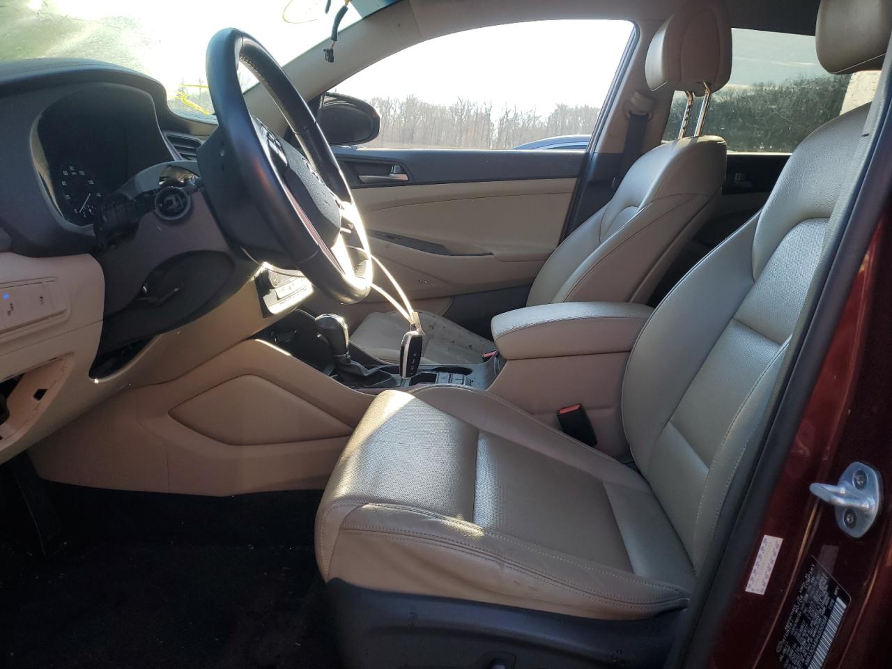 2017 Hyundai Tucson VIN KM8J3CA49HU550568 Copart auction photo, vandalism damage thumbnail 7