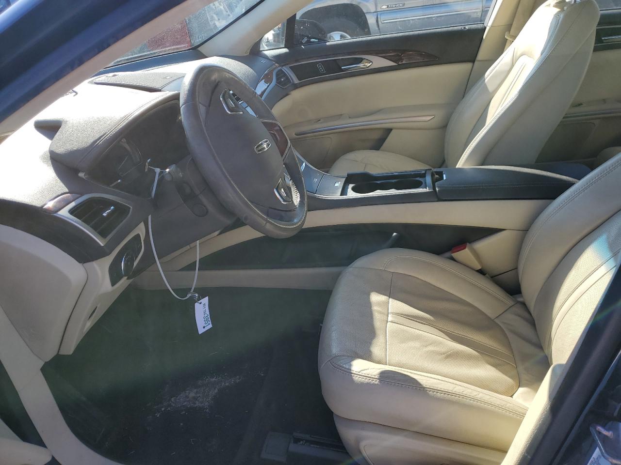 2014 Lincoln MKZ VIN 3LN6L2LU1ER812034 Copart auction photo, side damage thumbnail 7