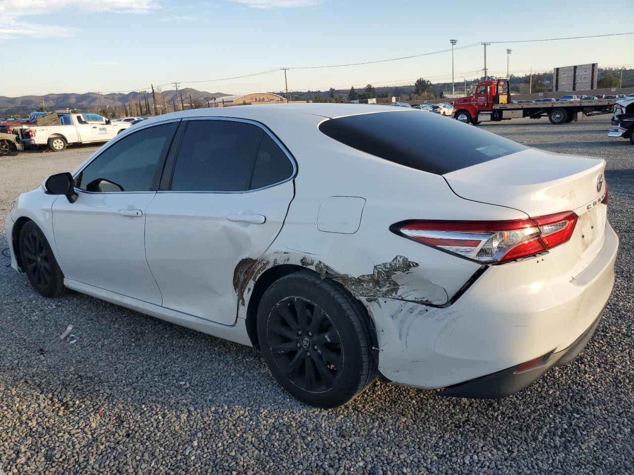 2018 Toyota Camry VIN 4T1B11HK9JU073231 Copart auction photo, all over damage thumbnail 2