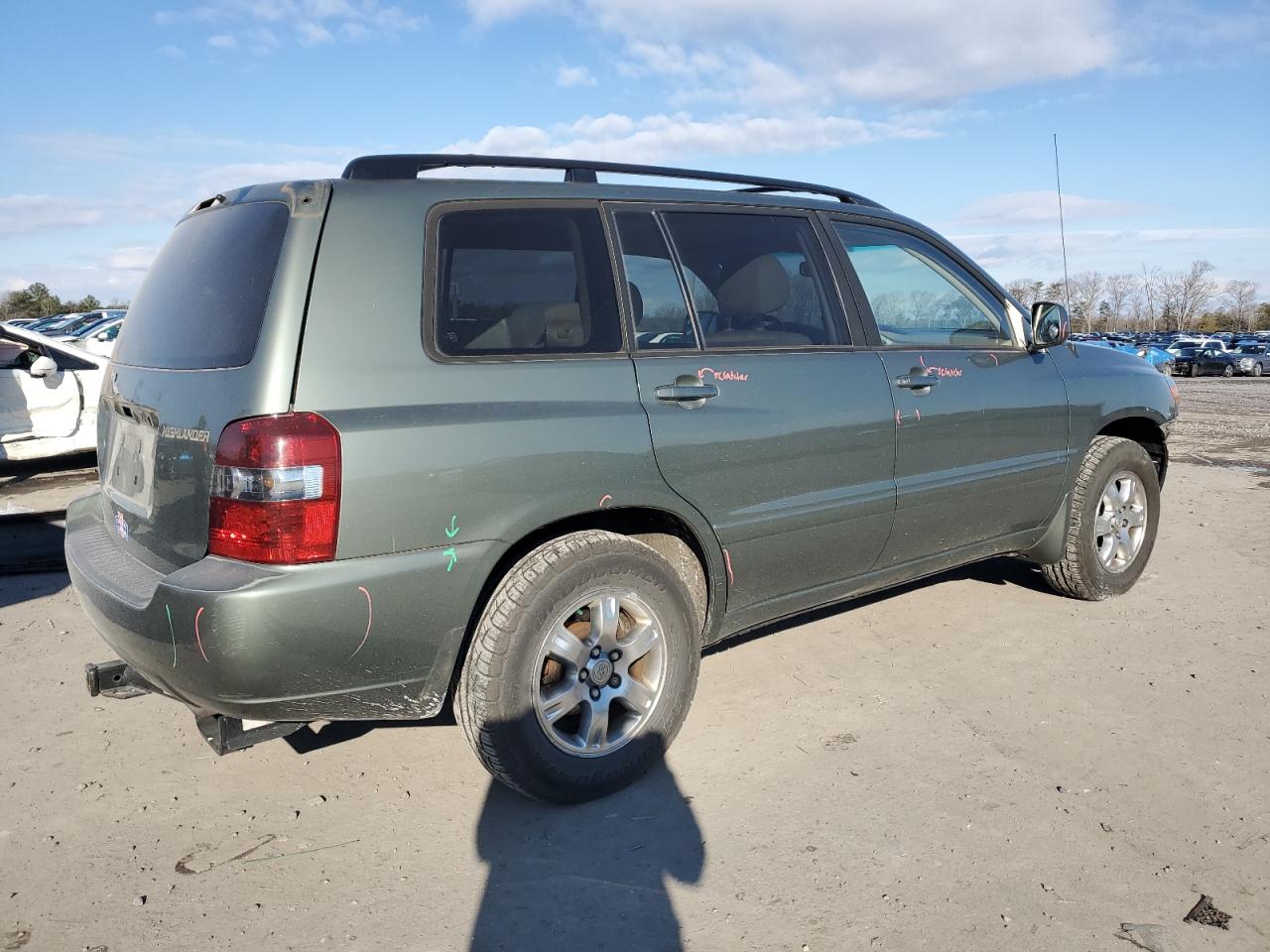 2005 Toyota Highlander VIN JTEDP21A950050916 Copart auction photo, front end damage thumbnail 3