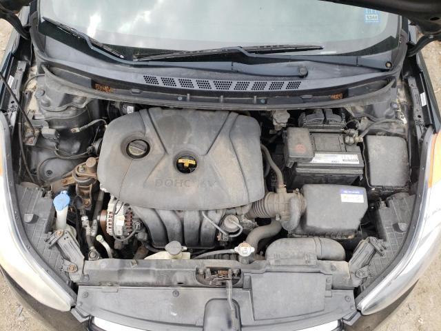 2013 Hyundai Elantra VIN KMHDH4AE2DU653984 Copart auction photo, vandalism / front end damage thumbnail 11