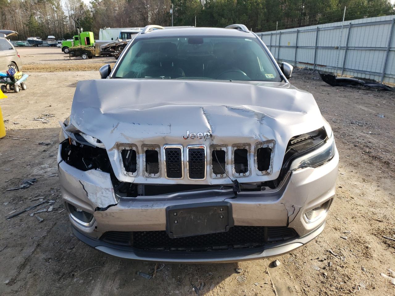 2019 Jeep Grand Cherokee VIN 1C4PJLDBXKD128699 Copart auction photo, front end damage thumbnail 5