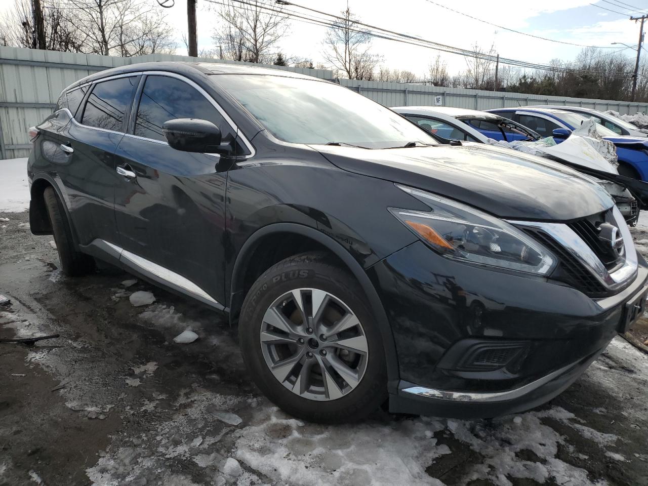 2018 Nissan Murano VIN 5N1AZ2MH6JN169154 Copart auction photo, side / undercarriage damage thumbnail 4