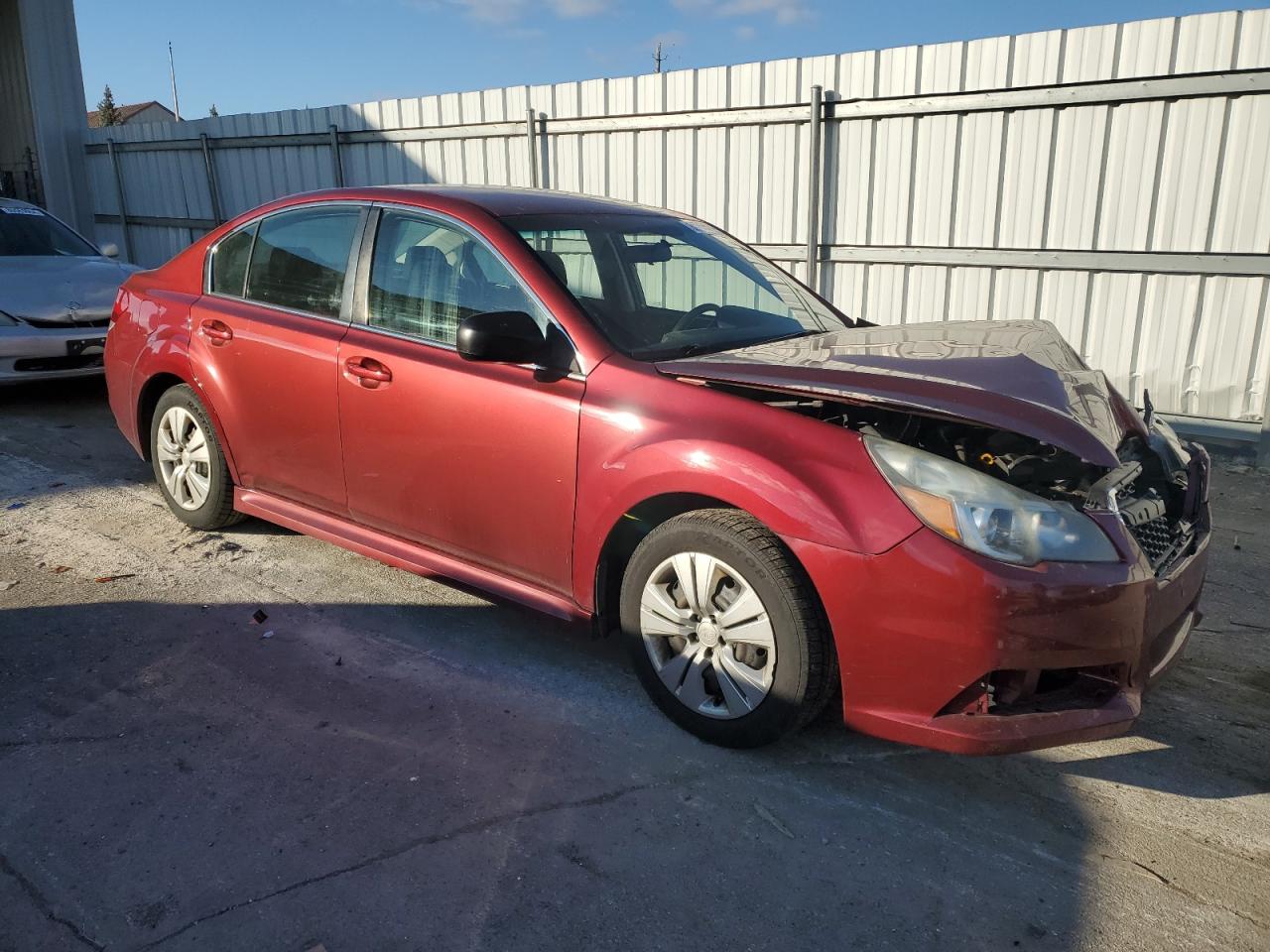 2013 Subaru Legacy VIN 4S3BMAA66D1013390 Copart auction photo, front end damage thumbnail 4