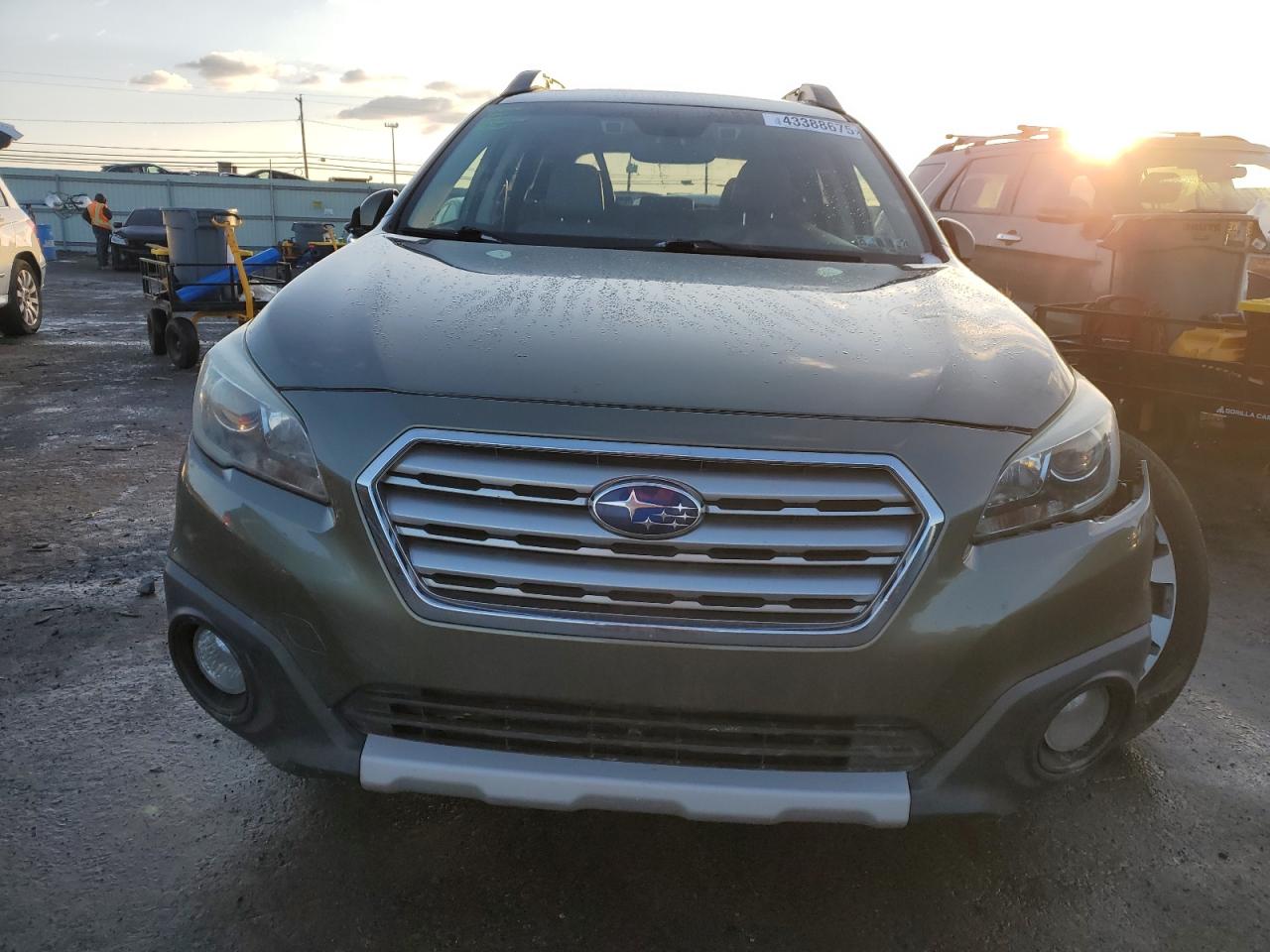 2015 Subaru Outback VIN 4S4BSENC0F3200205 Copart auction photo, front end / undercarriage damage thumbnail 5
