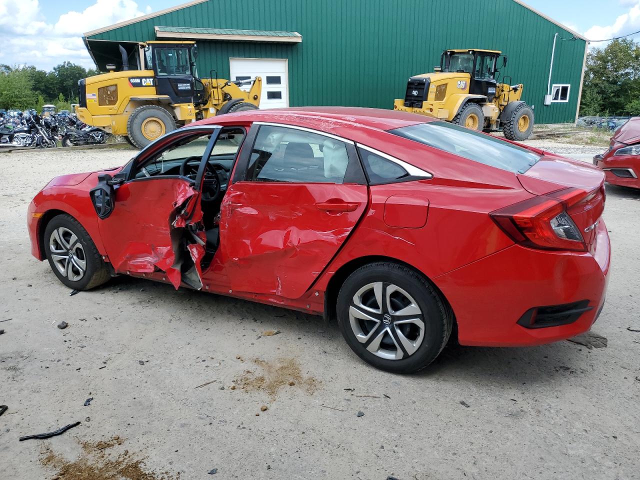 2016 Honda Civic VIN 2HGFC2F57GH541327 Copart auction photo, all over damage thumbnail 2