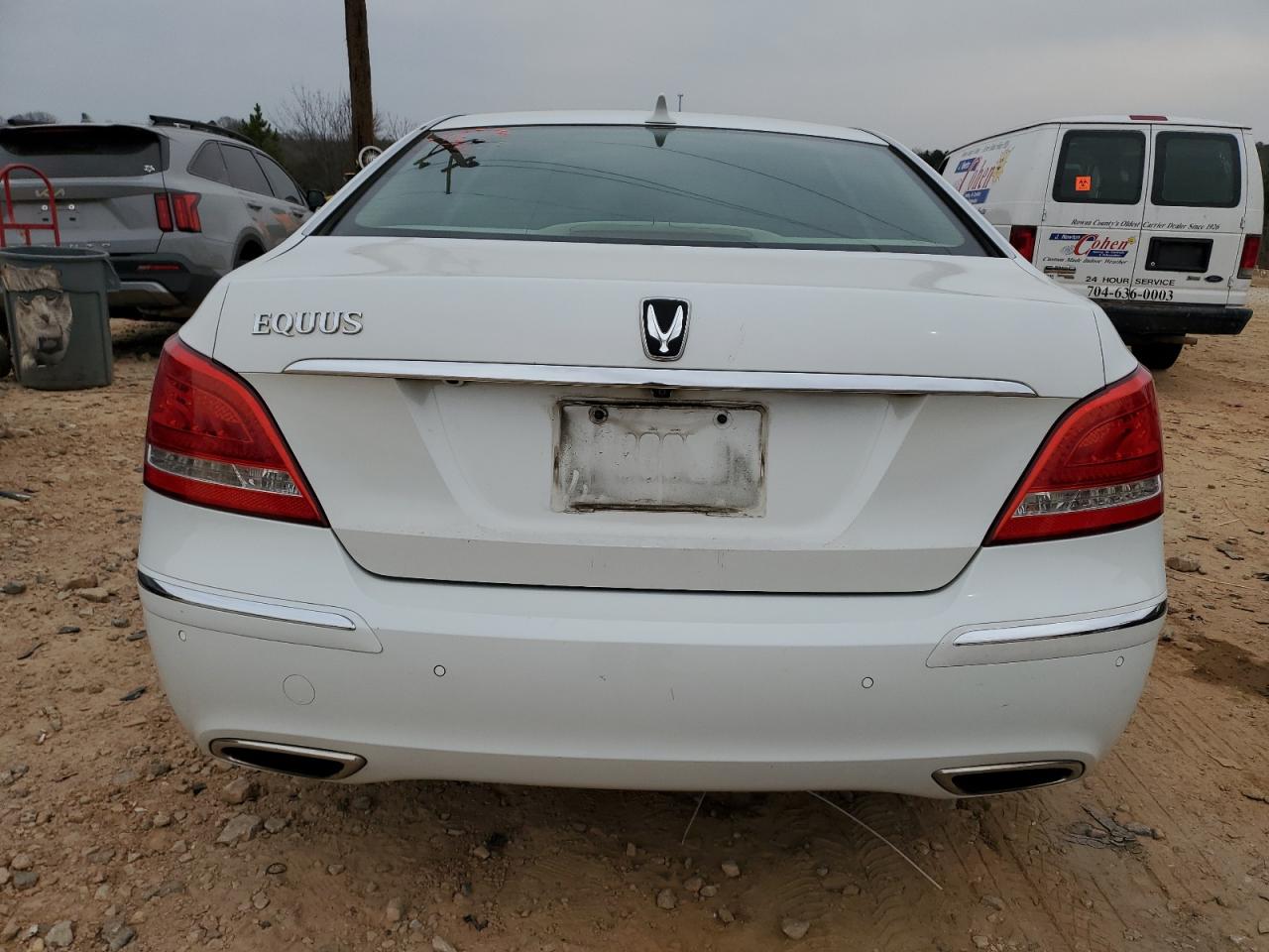 2011 Hyundai Equus VIN KMHGH4JF7BU038933 Copart auction photo, front end damage thumbnail 6
