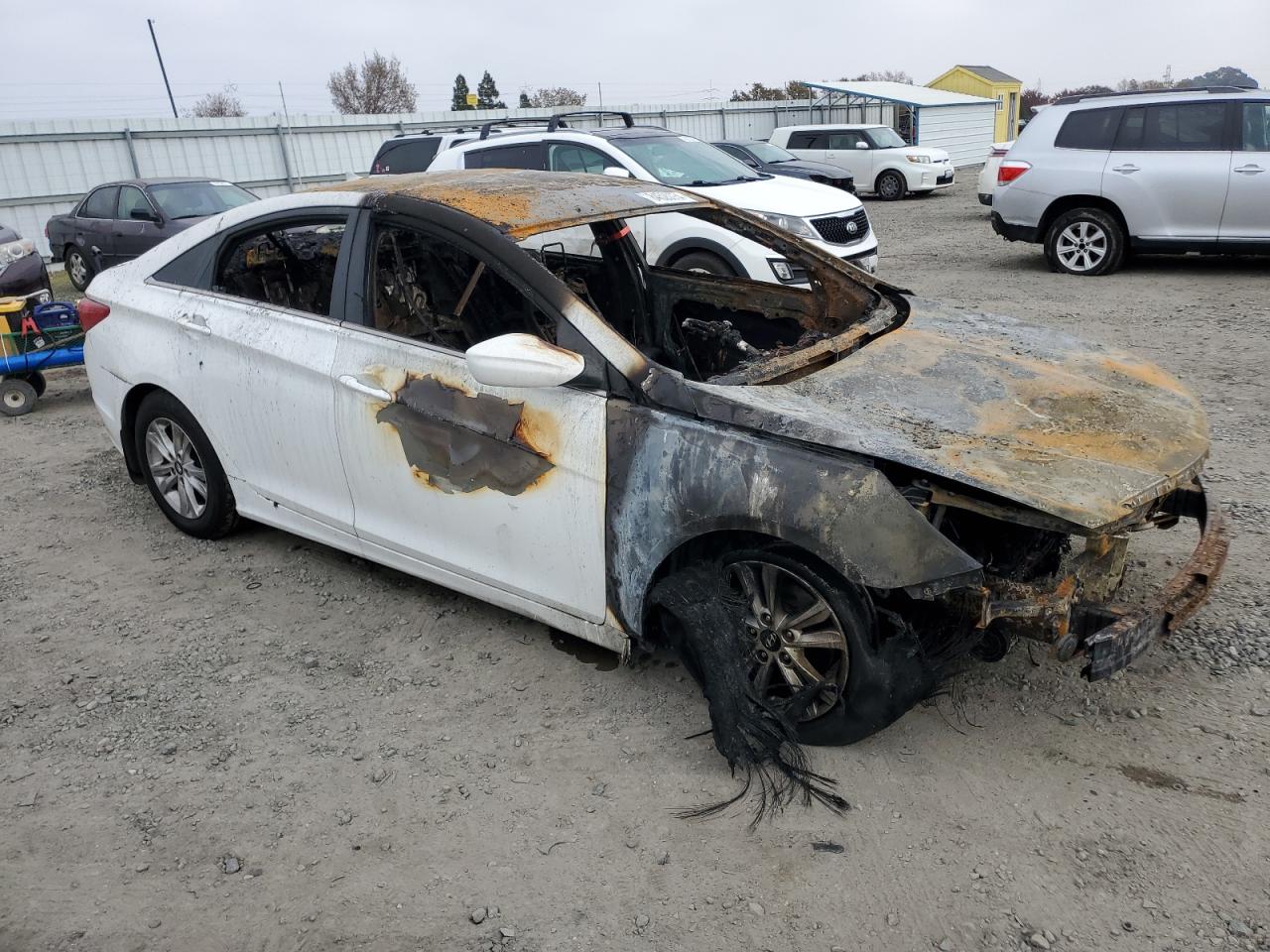 2012 Hyundai Sonata VIN 5NPEB4AC2CH423878 Copart auction photo, burn / missing/altered vin damage thumbnail 4