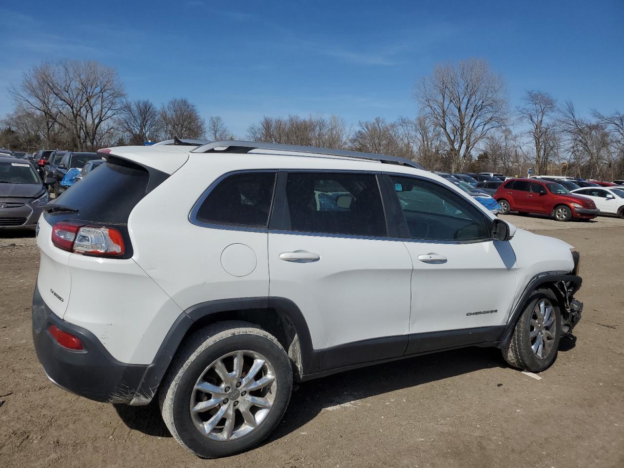 2014 Jeep Grand Cherokee VIN 1C4PJMDB2EW129134 Copart auction photo, front end / undercarriage damage thumbnail 3