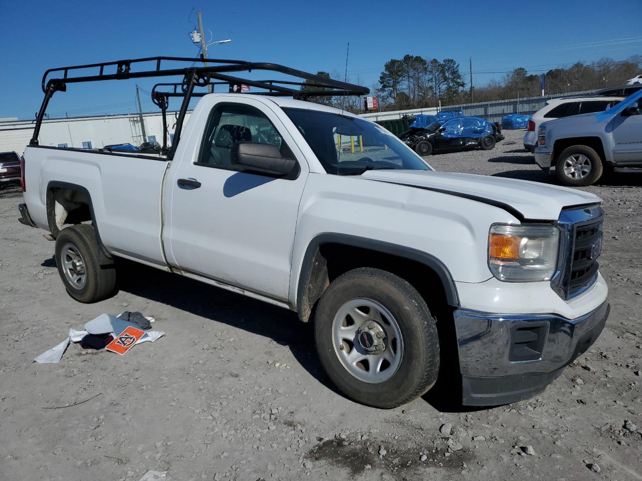 2015 GMC Sierra VIN 1GTN1TEC9FZ172572 Copart auction photo, front end / undercarriage damage thumbnail 4