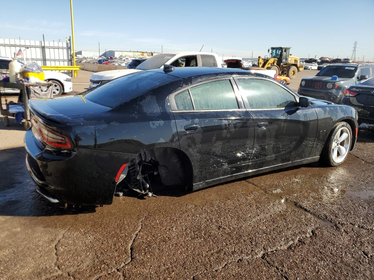 2016 Dodge Charger VIN 2C3CDXCT8GH143465 Copart auction photo, undercarriage damage thumbnail 3