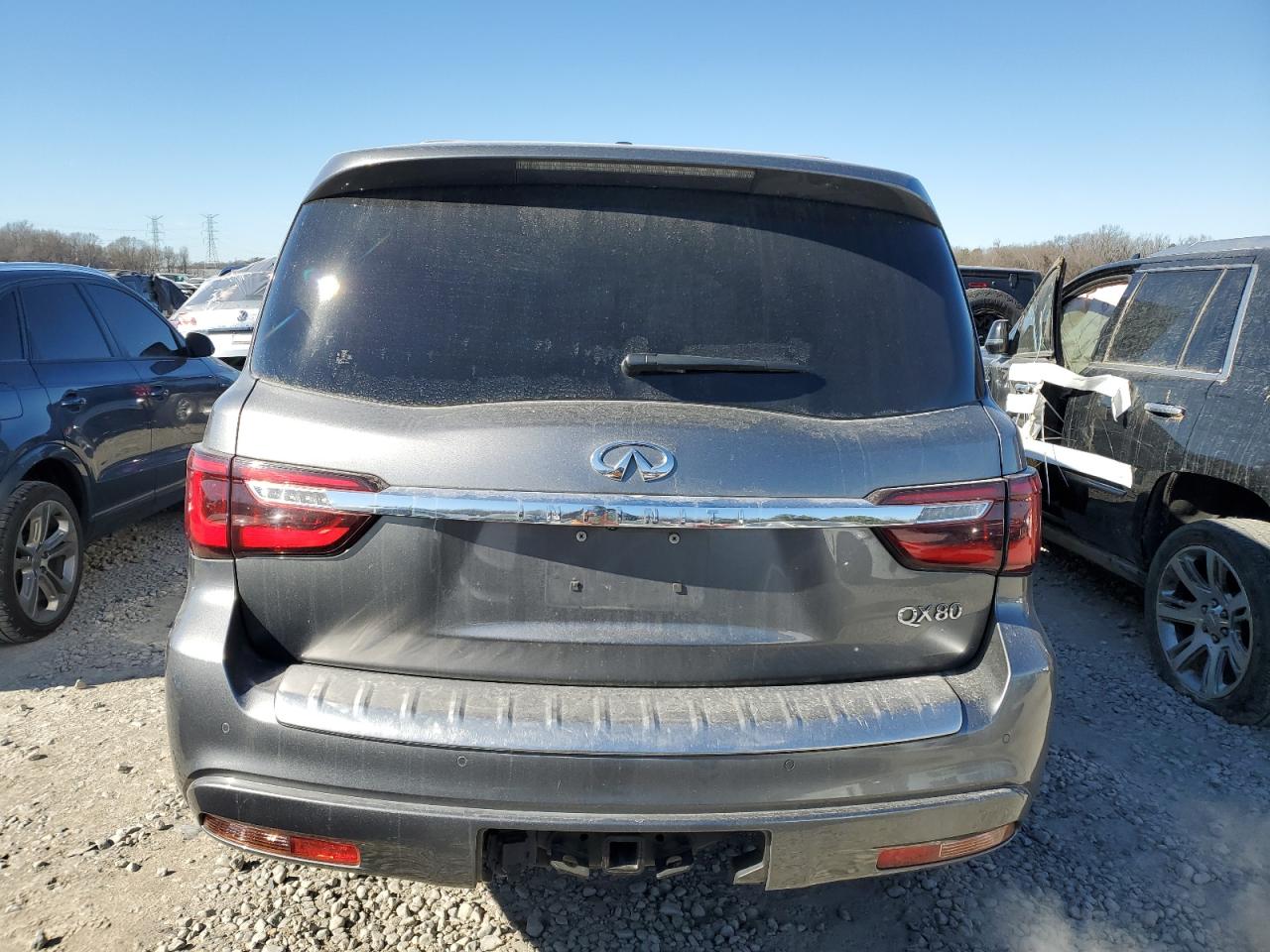 2020 Infiniti QX80 VIN JN8AZ2NF3L9703194 Copart auction photo, all over / minor dent/scratches damage thumbnail 6