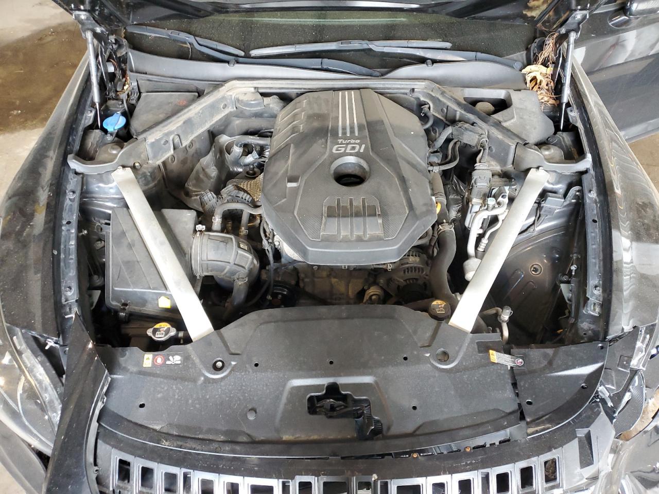 2019 KIA Stinger VIN KNAE15LA1K6058930 Copart auction photo, front end damage thumbnail 11