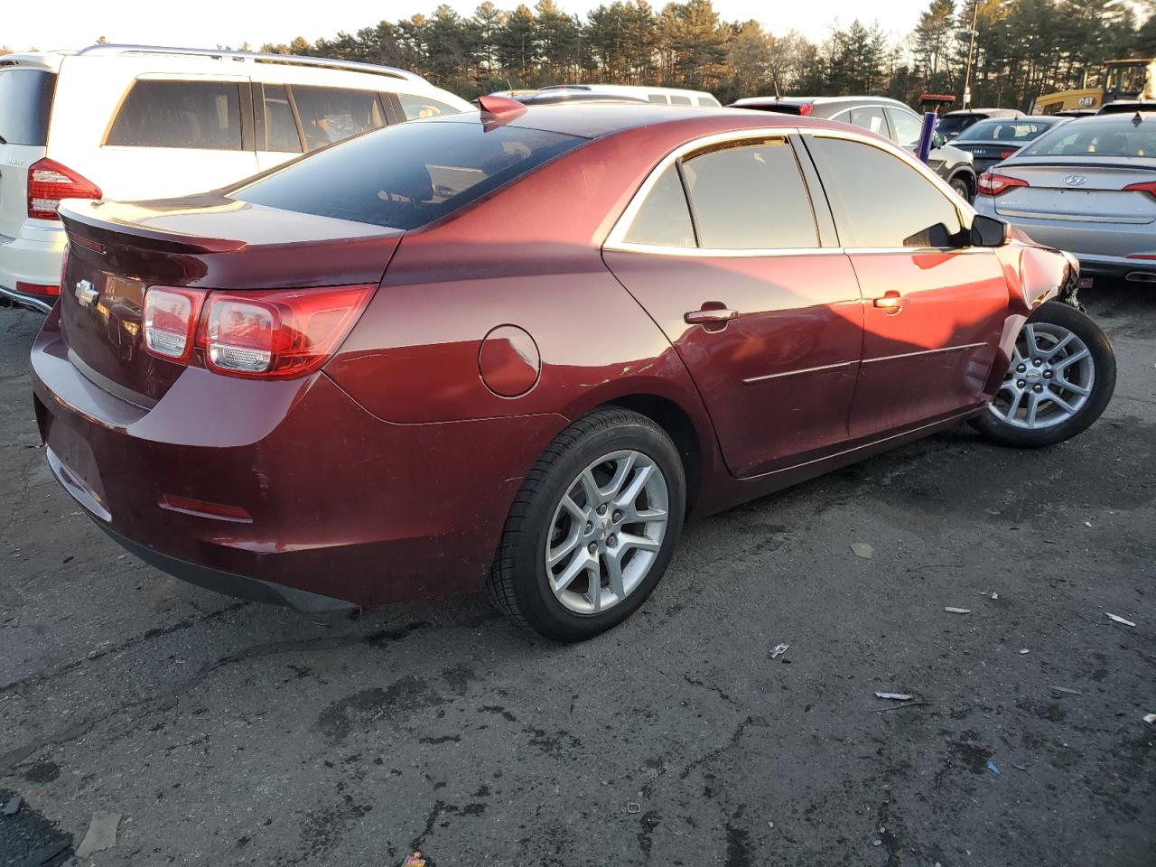 2015 Chevrolet Malibu VIN 1G11C5SL9FF137498 Copart auction photo, front end / undercarriage damage thumbnail 3