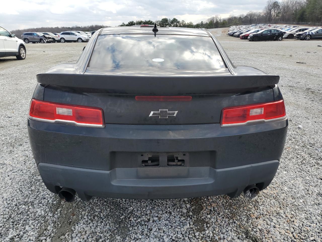 2014 Chevrolet Camaro VIN 2G1FA1E3XE9249721 Copart auction photo, front end / side damage thumbnail 6