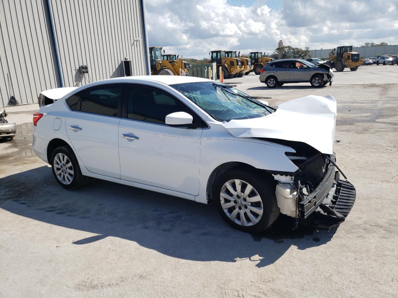 2017 Nissan Sentra VIN 3N1AB7AP0HY345178 Copart auction photo, front end damage thumbnail 4