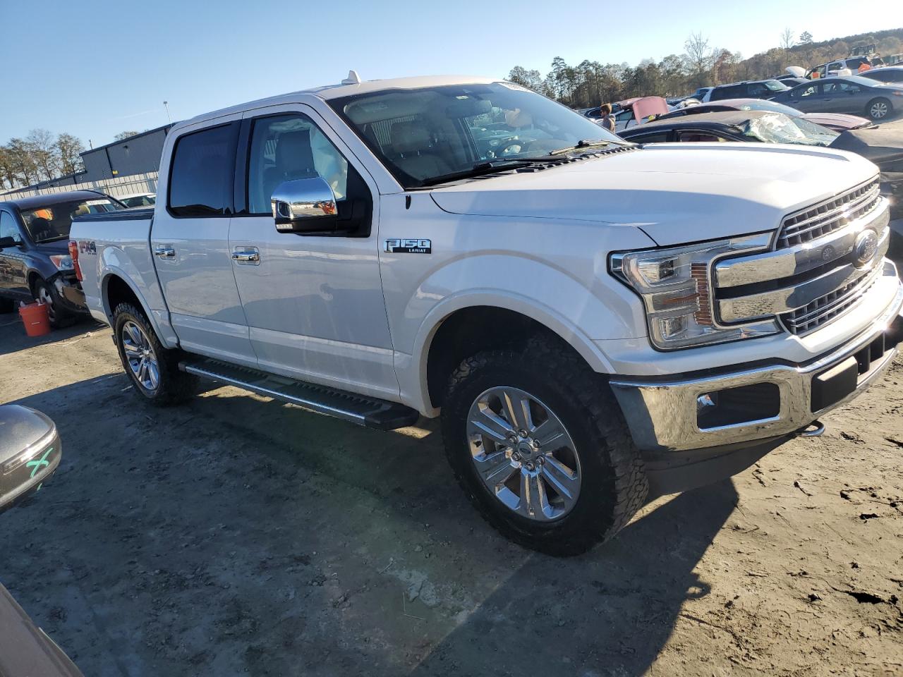 2018 Ford F-150 VIN 1FTEW1EG7JKC18474 Copart auction photo, side damage thumbnail 4