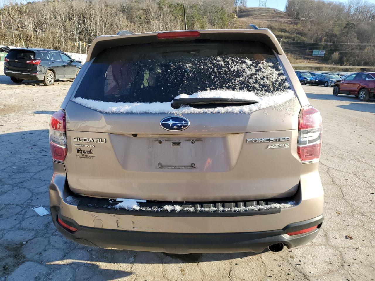 2015 Subaru Forester VIN JF2SJAHC4FH424884 Copart auction photo, rollover / undercarriage damage thumbnail 6