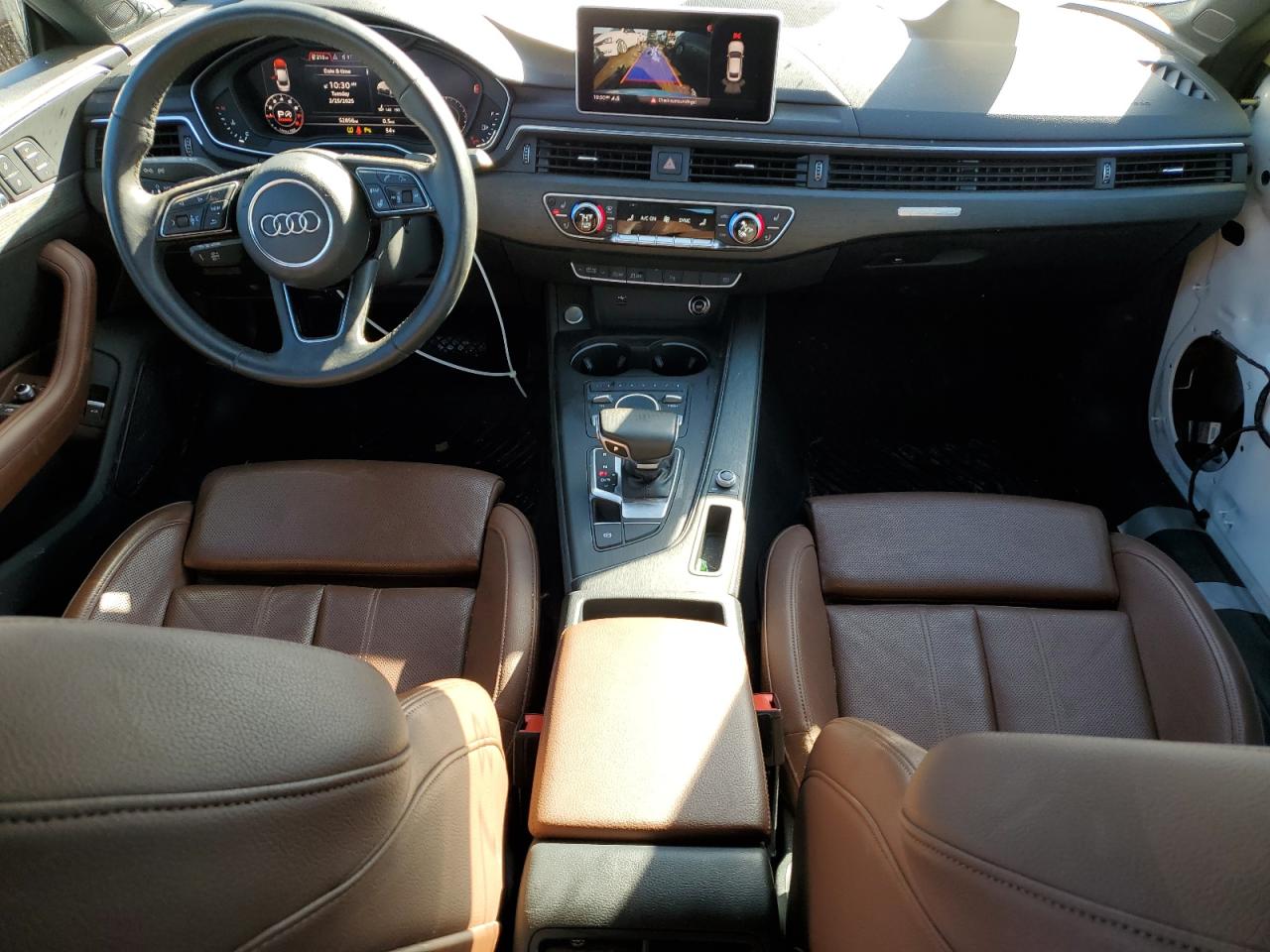 2019 Audi A5 VIN WAUENCF56KA077381 Copart auction photo, front end damage thumbnail 8