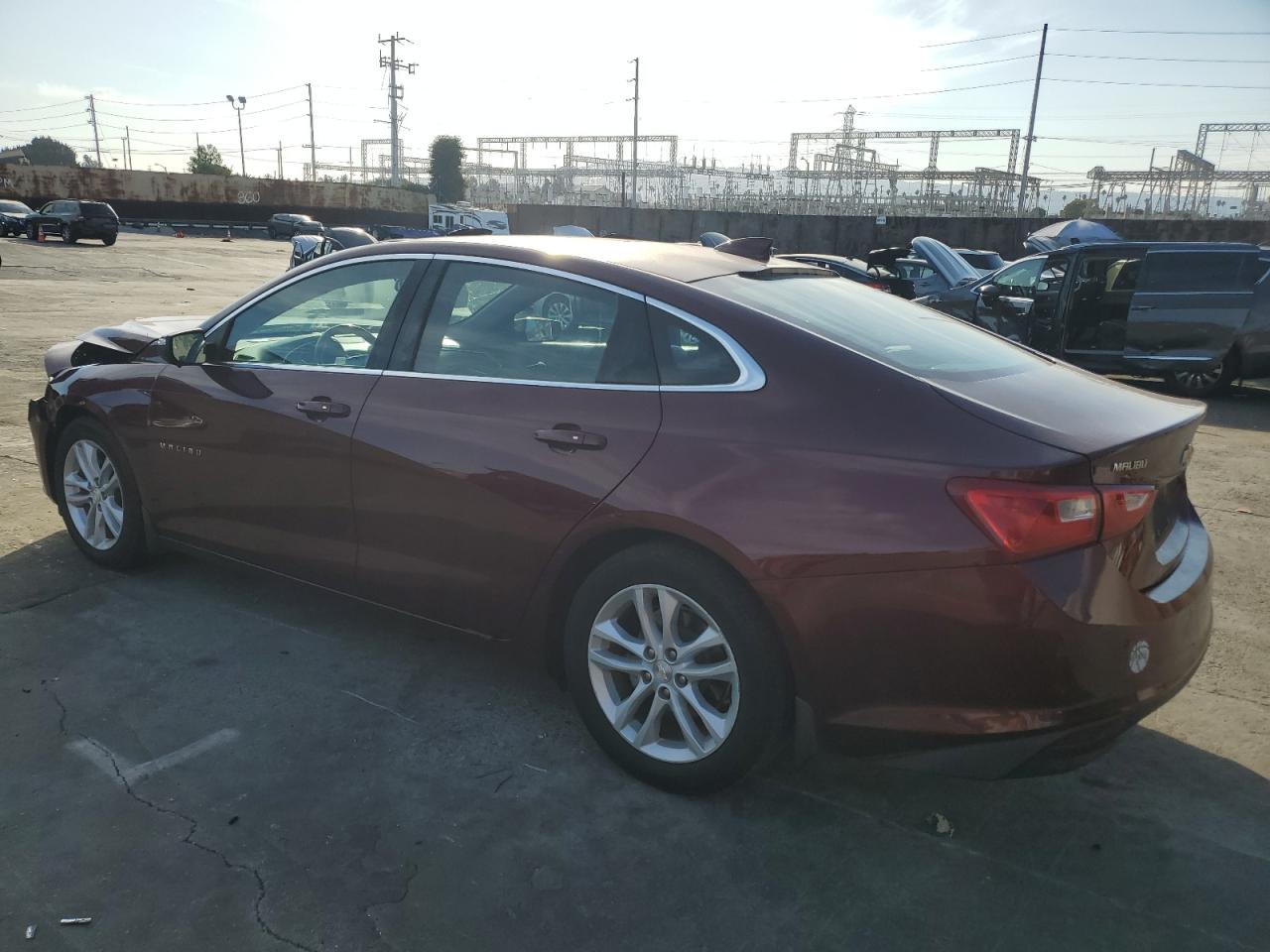 2016 Chevrolet Malibu VIN 1G1ZJ5SU2GF331616 Copart auction photo, front end damage thumbnail 2