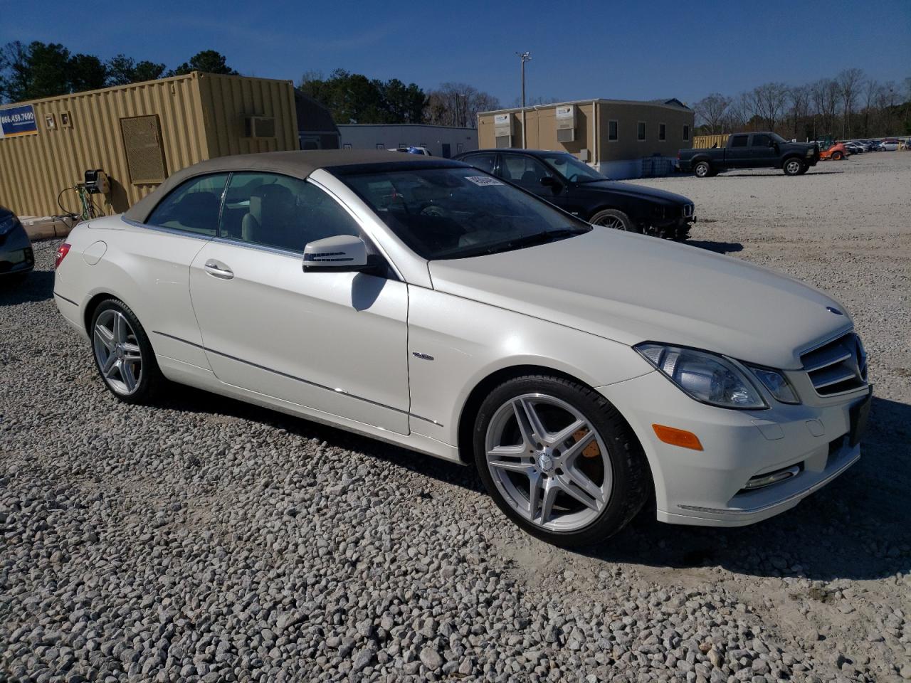 2012 Mercedes-Benz E-klasse VIN WDDKK5KF4CF163307 Copart auction photo, side damage thumbnail 4