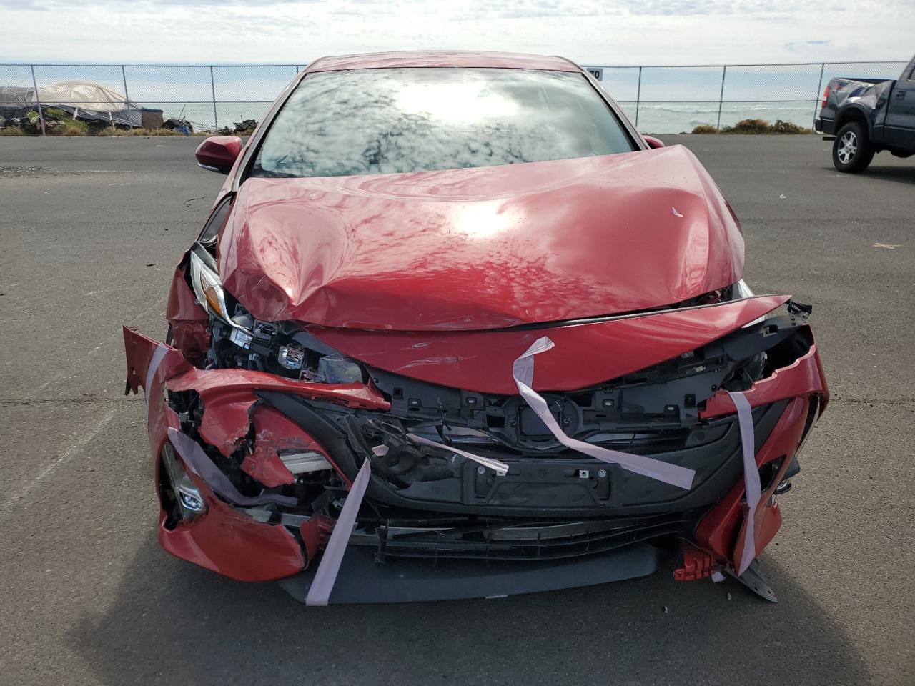 2021 Toyota Prius VIN JTDKAMFPXM3180397 Copart auction photo, front end damage thumbnail 5